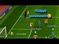 Mbappé Punishment For Missing Goal😂 Efootball Funny Gameplay 😄