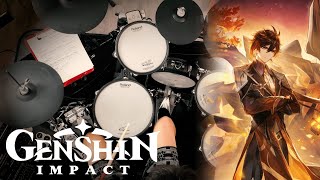 [Genshin Impact] Azhdaha theme (3rd phase) | DRUM COVER | Rage Beneath the Mountains