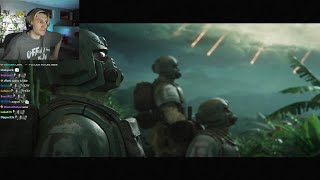 xQc Reacts to Warhammer 40,000: Space Marine II - Opening Cinematic