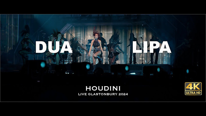 Dua Lipa - Houdini - Live Glastonbury 2024 (B-Roll 4k Cinematic Side Camera)