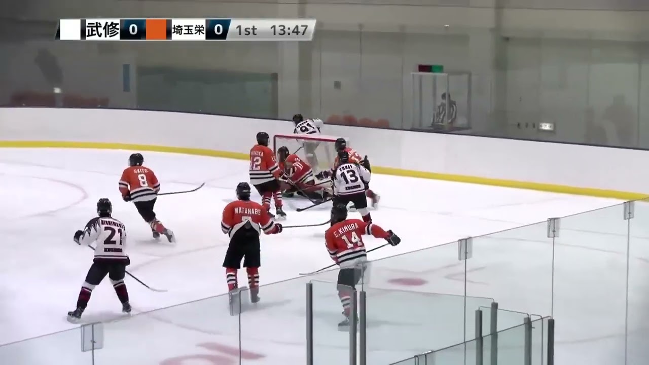 2022年冬季IH　アイスホッケー　準決勝　武修館×埼玉栄