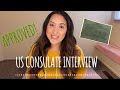 INTERVIEW AT THE US CONSULATE IN CIUDAD JUAREZ 2020