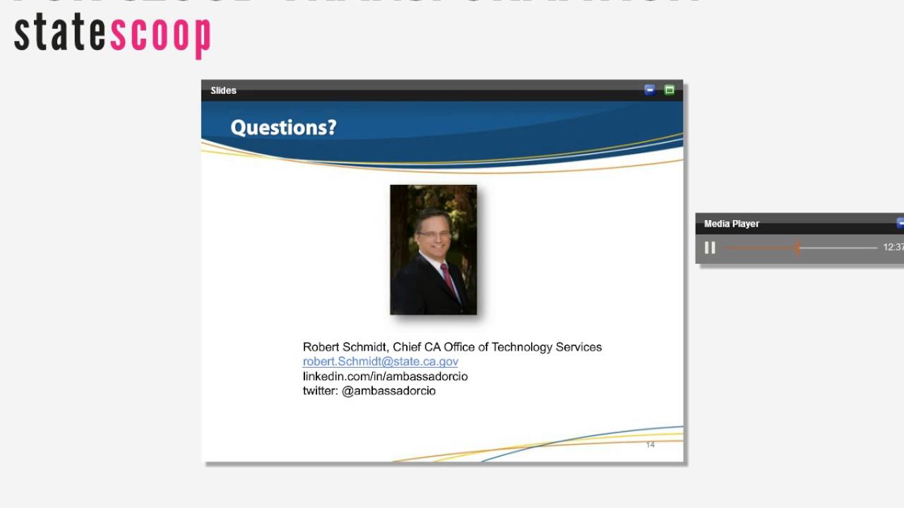 StateScoop Webinar: California’s Best Practices for Cloud Transformation