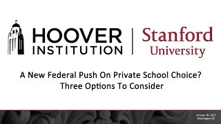 A New Federal Push On Private School Choice? Three Options To Consider