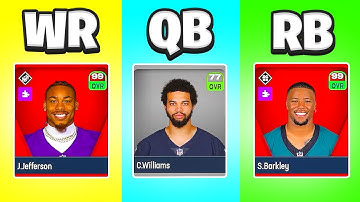 I Built Caleb Williams a 99 Overall Team