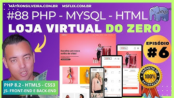 COMO CRIAR UMA LOJA VIRTUAL COM PHP, MYSQL, HTML E CSS - DO INICIO AO FIM DO PROJETO