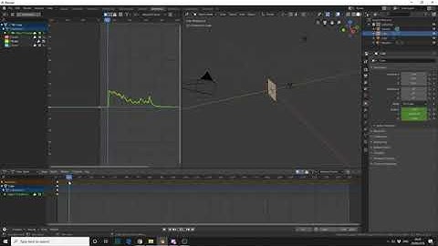 Blender 28 Tutorial Bake sound to F curve  F curve modifier