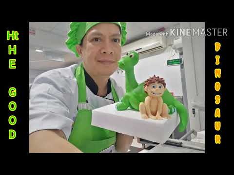 Come rendere 3D The Good Dinosaur, Torta Topper