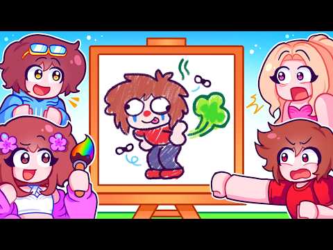 I Played Roblox Draw Me With The Techy Crew!