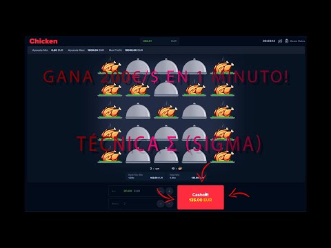 Chicken Mystake (juego de pollos y huesos) - ¡El MÉTODO Σ (sigma) para ganar 200 €/$ en 1 minuto!