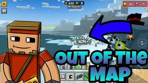 How To Get OUT OF THE MAP In Winter Party Pixel Gun 3D