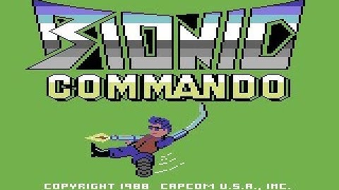 Bionic Commando (USA Version) Review for the Commodore 64 by John Gage