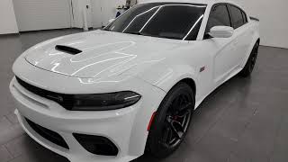 2022 DODGE CHARGER SCAT PACK WIDEBODY WHITE KNUCKLE 4K WALKAROUND 13820ZA SOLD!