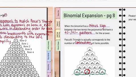 Notes 2A.2.3 Binomial Expansion Part 1