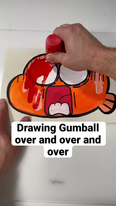 Drawing gumball until paper breaks (part 10) #marazki