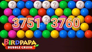 birdpapa bubble crush game | level 3751 to 3760 | fruit game screenshot 2