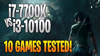 Intel i7-7700K vs Intel i3-10100 | 10 Game Benchmark Test and Gameplay Intel i7-7700K vs Intel i3-10100 | 10 Game Benchmark Test and Gameplay