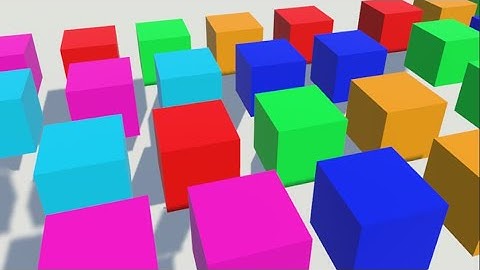 Random Color Material Unity - Shader graph tutorial