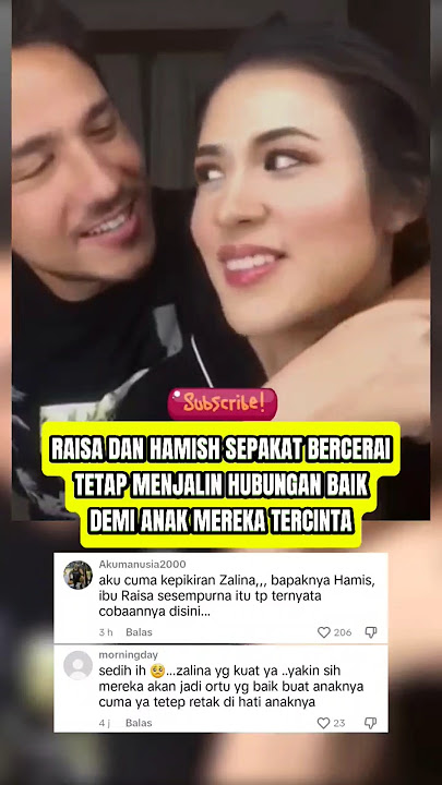 Ternyata Raisa dan Hamish Daud sepakat untuk bercerai #raisa #hamish #cerai  #beritaartis #viral