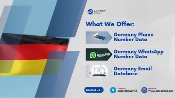 Germany Phone Number List | Germany WhatsApp Number Data | Latest Lead