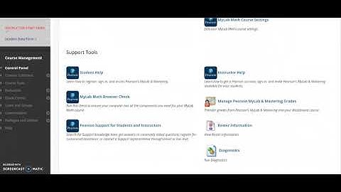 Integrating MyMathLab with Blackboard
