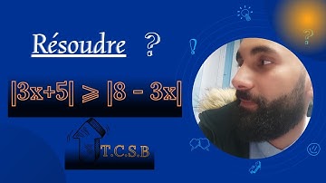 🔥Résoudre une INÉQUATION du 1er degré avec VALEUR ABSOLUE - Exercice Corrigé Partie 1 🔥