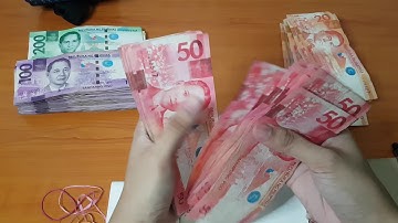 [8] ASMR MONEY SORT & COUNT - Let