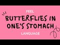 [1 minute English listening] Butterflies in one's stomach