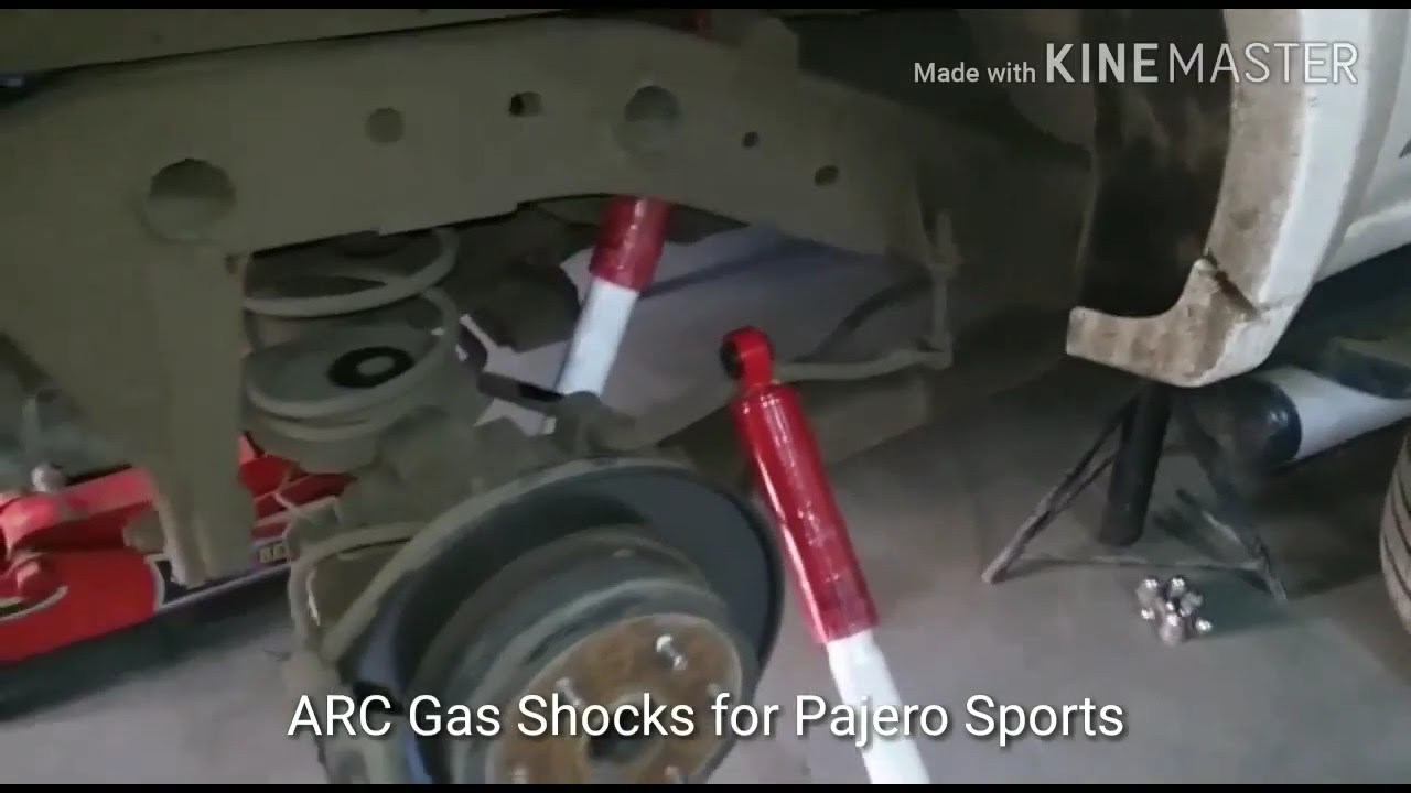 Arc Rear Gas Shock Absorbers Suspension For Pajero Sports Youtube