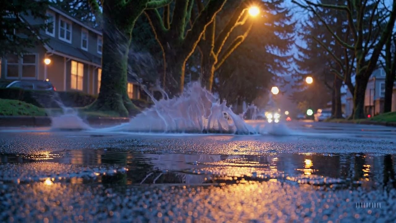 OpenAI Sora - Moody Portland Twilight