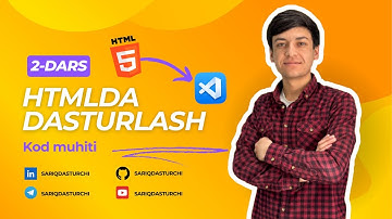 HTML da dasturlash | 2-Dars Kod muhiti