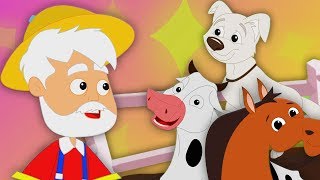 El viejo Macdonald tenia una granja | Canciones Infantiles | Old Macdonald | Cartoon Town Español