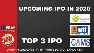 Upcoming IPO | TOP 3 picks | CAMS IPO | UTI AMC IPO | Chemcon IPO