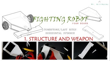 How to make a Battlebot fighting robot - Horizontal Spinner 1