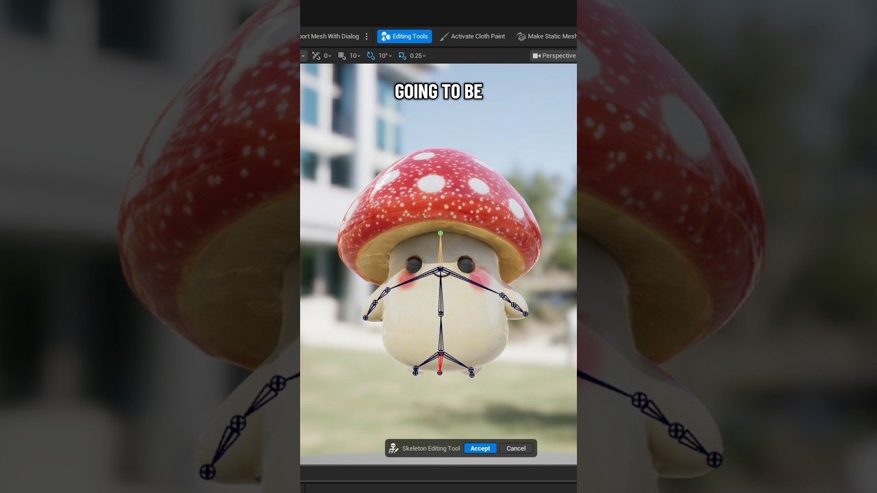 Я создал свои собственные скелеты в Unreal Engine 5