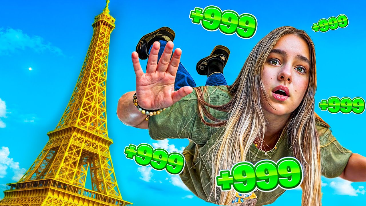 JE GAGNE UN MAX D'ARGENT EN SAUTANT DE LA TOUR EIFFEL !