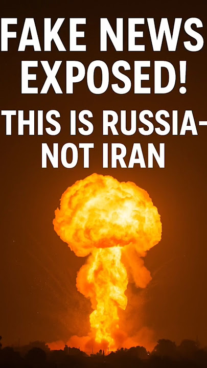 Iran Attack? No, It’s Russia! 🔥”#FakeNews #IranIsrael #ViralVideo #TruthExposed #FactCheck#foryou