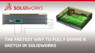 The Fastest Way To Fully Define a Sketch in SOLIDWORKS by SOLIDWORKS 1,369 views 3 weeks ago 2 minutes, 49 seconds