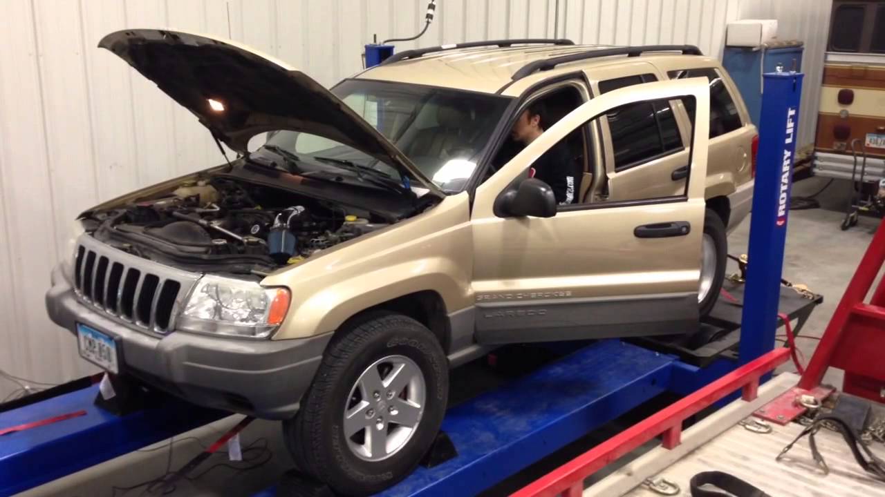 1999 Jeep Grand Cherokee WJ 4.0 Dyno run 1 YouTube