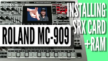 Roland MC-909 -  RAM + SRX Install