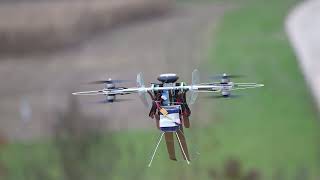 Manned bi-copter prototype
