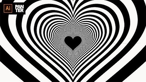 How to Design Line Heart in 3D effects | Adobe Illustrator Tutorial