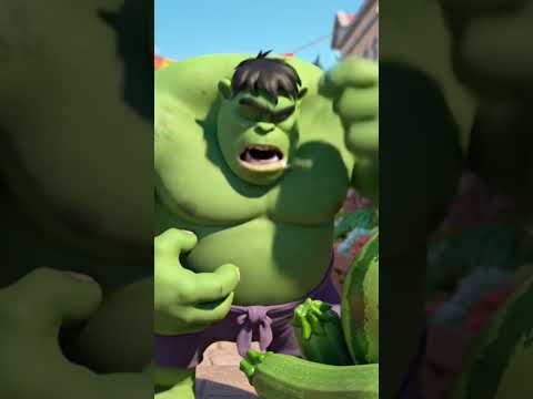 Hulk in vegitable market #hulkcartoon by Hulk_ai