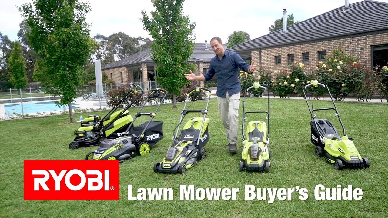 RYOBI: Lawn Mower - YouTube