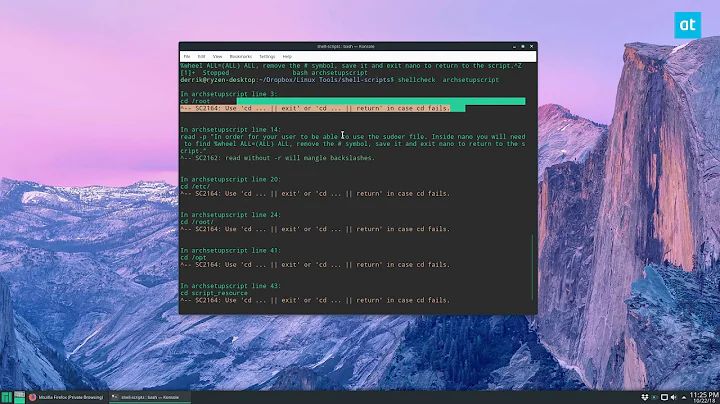 How to debug Linux Bash scripts with ShellCheck