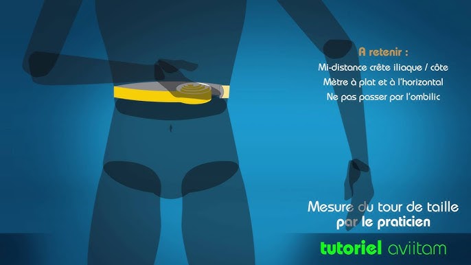 Mesurer Le Tour De Taille Avec Un Ruban à Mesurer Pour Progresser Dans La  Perte De Poids