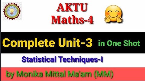 Unit-3/Maths-4 | Monika Mittal Ma