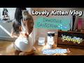 CAT VLOG 🐈 Immersive Eating Routine, Home Yoga &amp; Upgrading Smart Pet Supplies 🎮 PS5 Gaming
