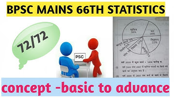 bpsc mains66th statistics 72/72