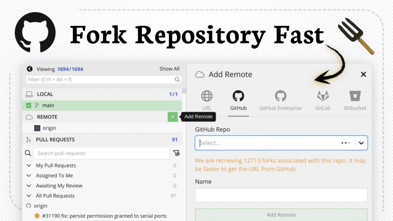 How to Fork a Repository on GitHub (Simple Fork Tutorial) - YouTube